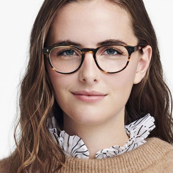 Warby Parker Percey 256 Glasses FRAMES ONLY 51-20-140-Unisex Tortoise - Picture 9 of 10